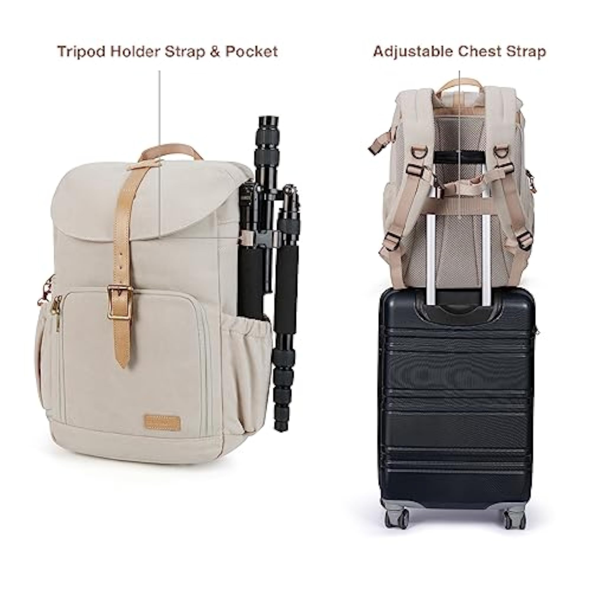 Camera Backpack, Anti-Theft DSLR Bag for Travel